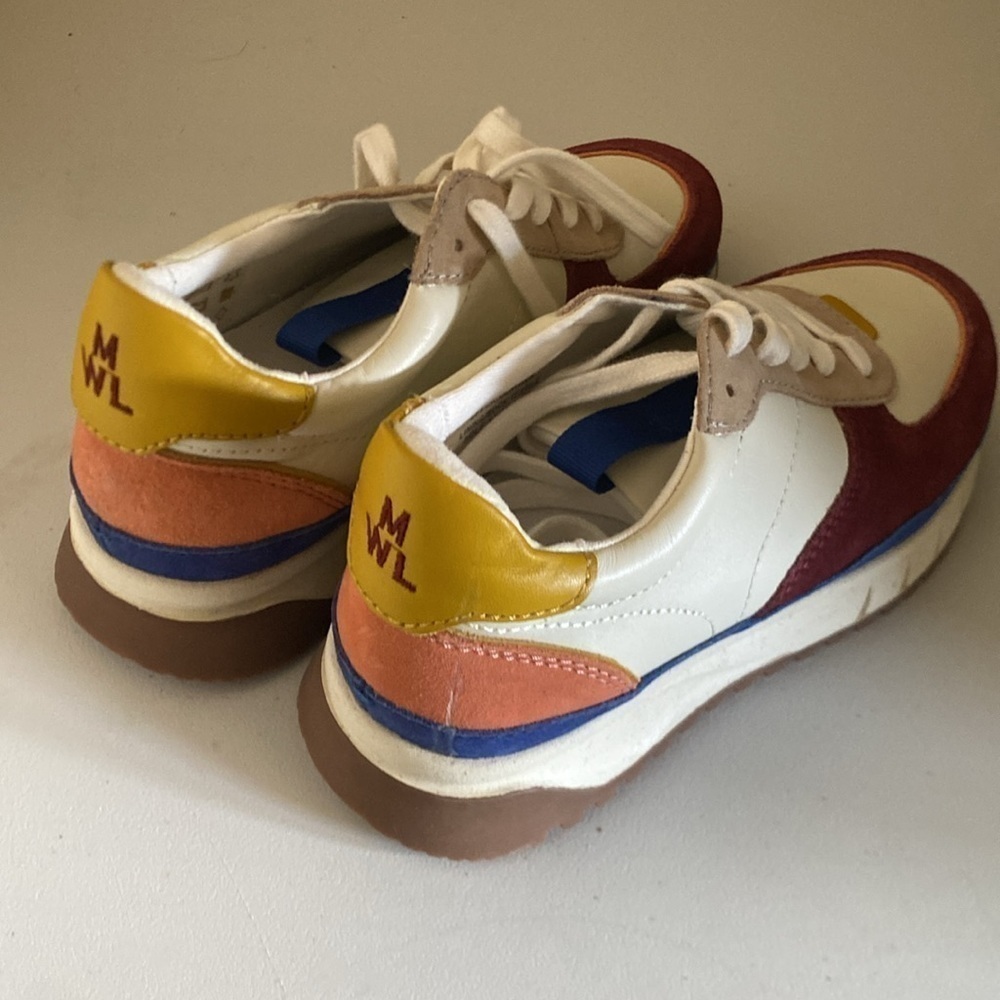 MADEWELL KICKOFF TRAINER SNEAKERS IN
COLORBLOCK LEATHER AND SUEDE SIZE 5 NEW - Picture 3 of 7